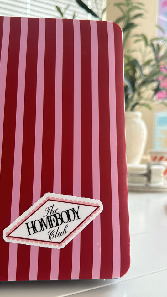 Homebody Club Sticker