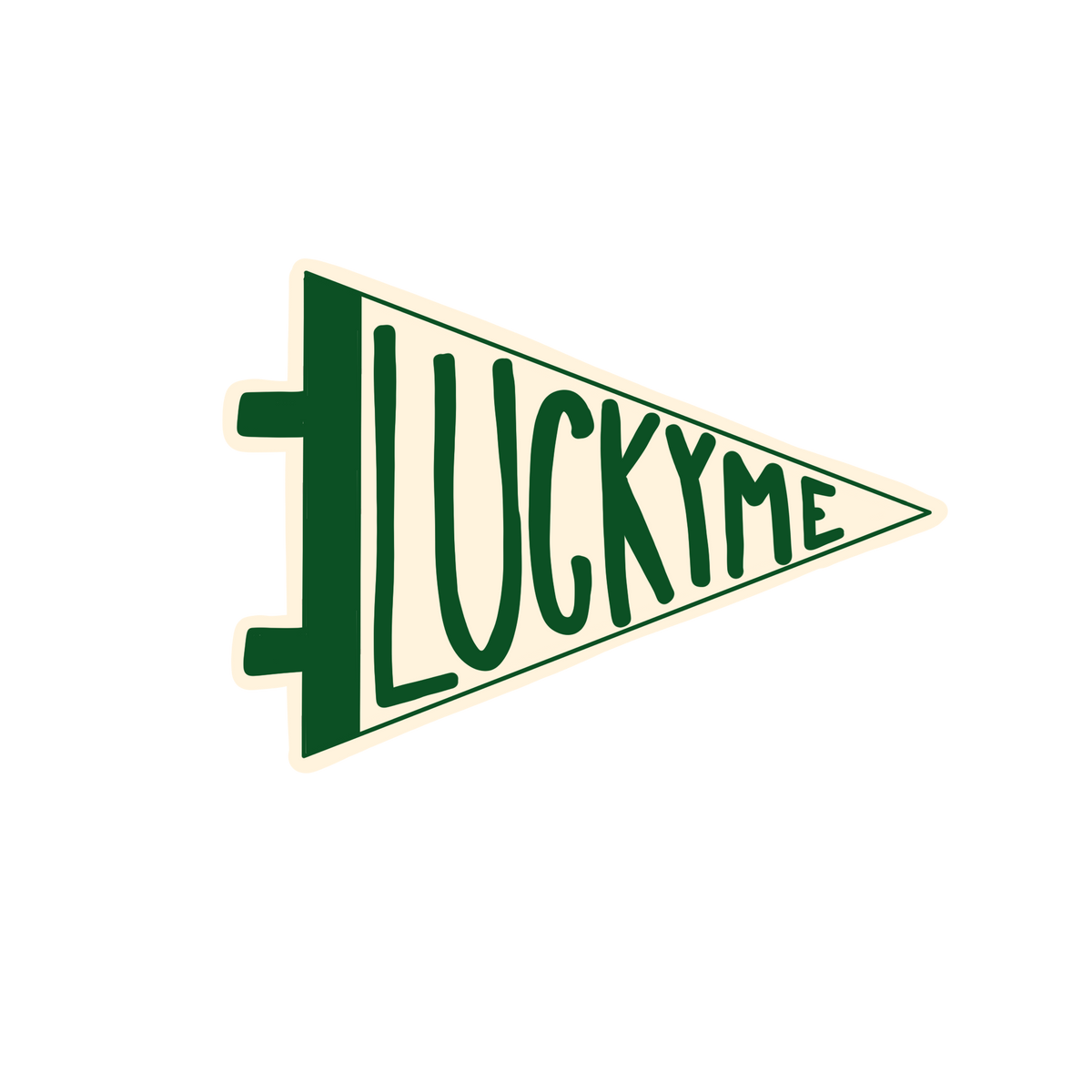 Lucky Me! Sticker