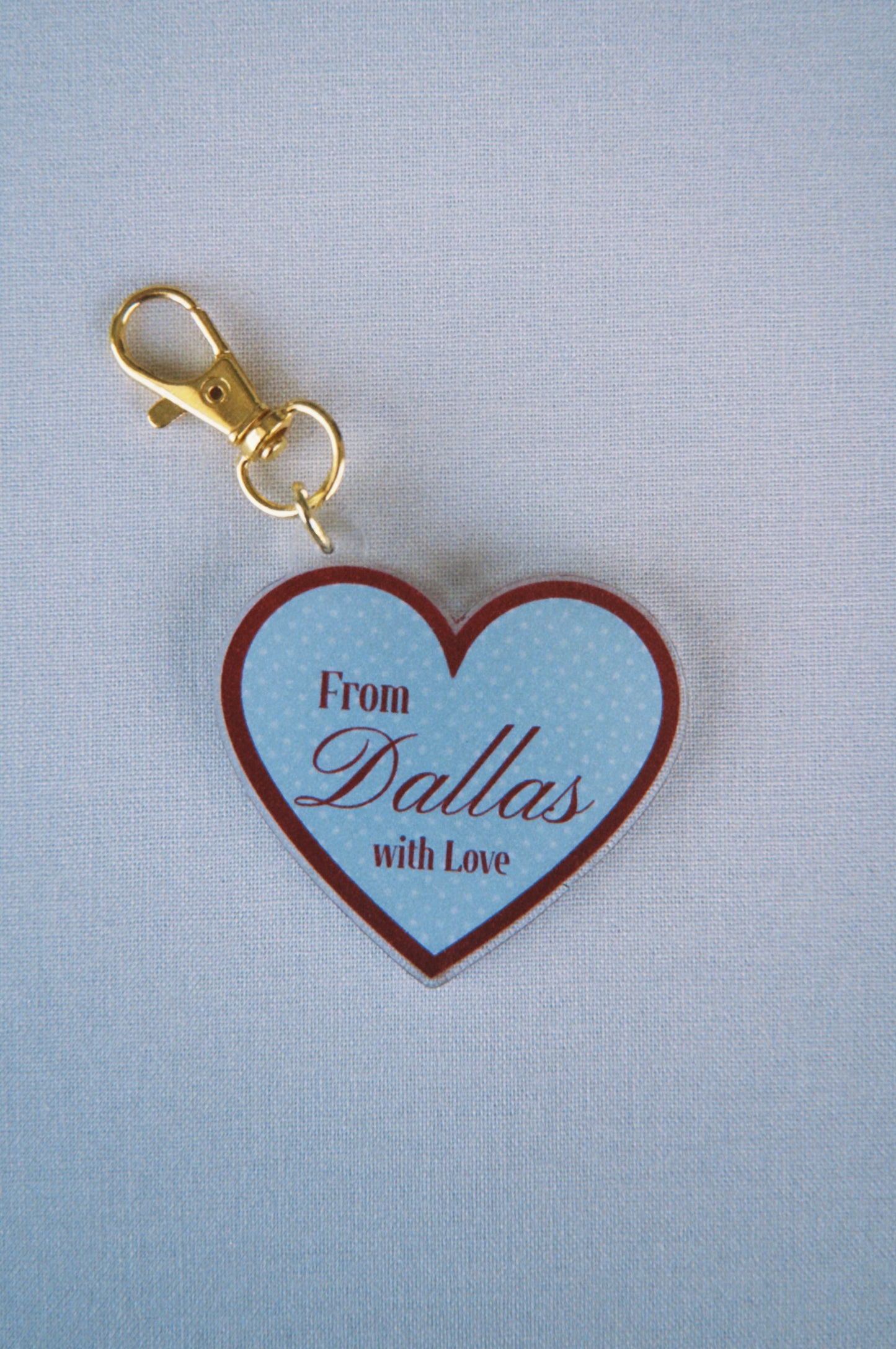 From Dallas With Love Bag Tag