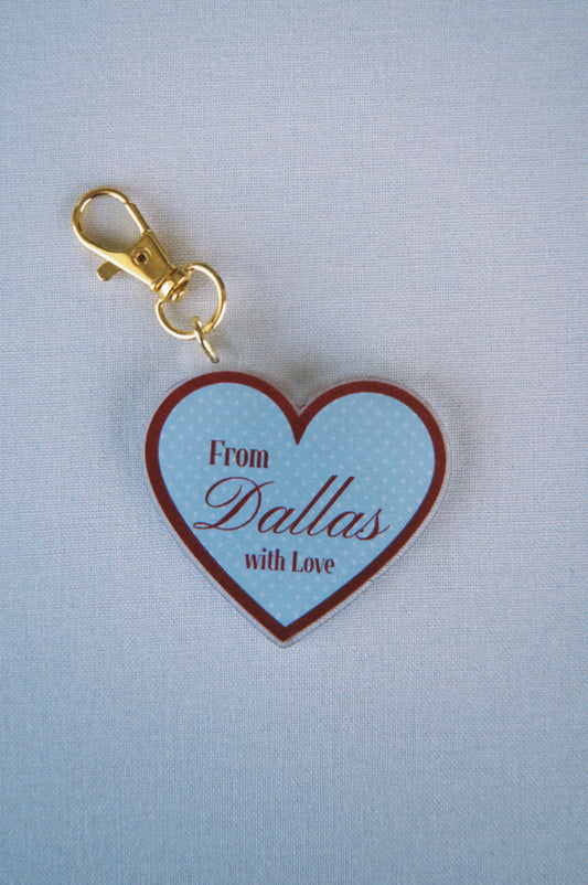 From Dallas With Love Bag Tag